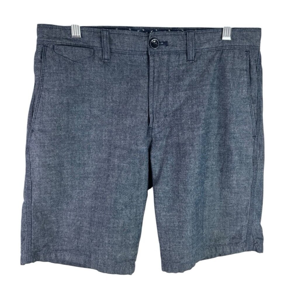 Banana‎ Republic Men's 31 Aiden Shorts Chambray Blue 9" EUC